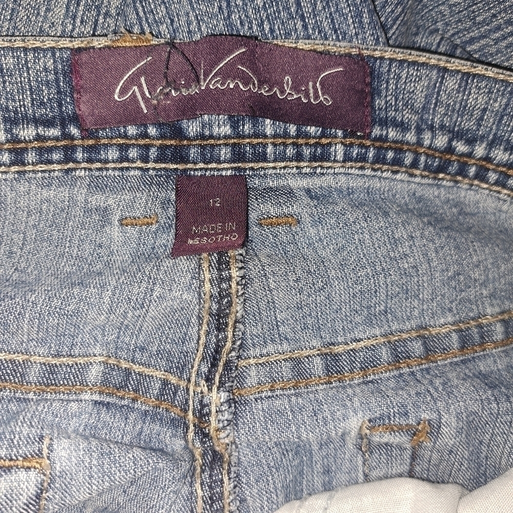 Gloria Vanderbilt jeans size 12 short - Picture 3 of 4